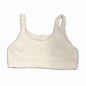 knit crop top/bra